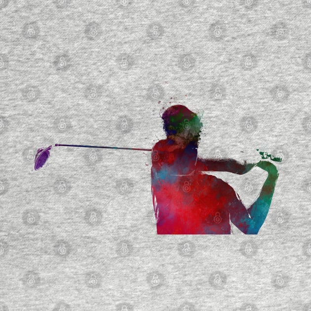 golf player sport art #golf #sport by JBJart